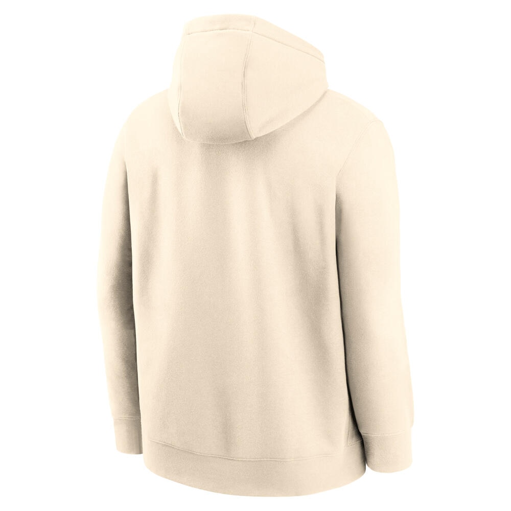 Fighting Duck, Nike, Brown, Hoodie, Men, Unisex, Fleece, Tonal, Pullover, Sweatshirt, 965603